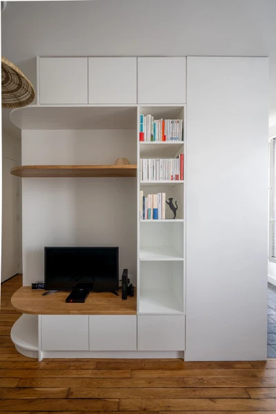 Meuble TV sur mesure Marion Millet Architecte 