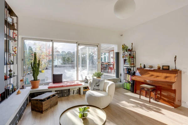 Salon sur terrasse, marion Millet architecte