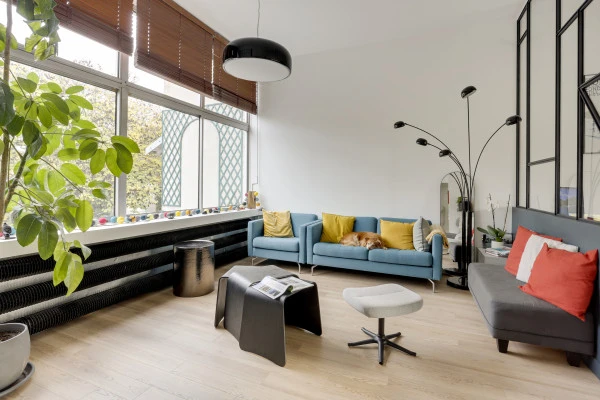 Salon, verrière sur mesure, Marion Millet Architecte