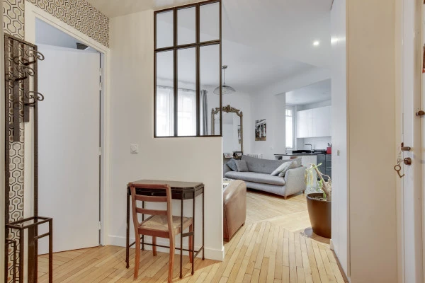 Aménager une entrée, verrière Atelier, Marion Millet Architecte. 