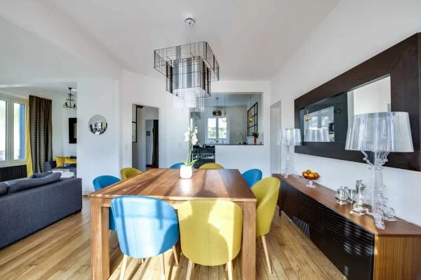 Rénovation maison Suresnes, Salle à manger, Marion Millet Architecte.