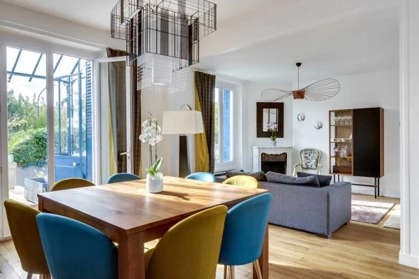 Rénovation maison Suresnes, Salle à manger, Marion Millet Architecte.